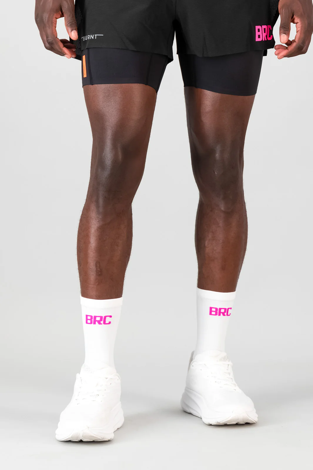 BRC Pro Sock - White & Pink - Image 3