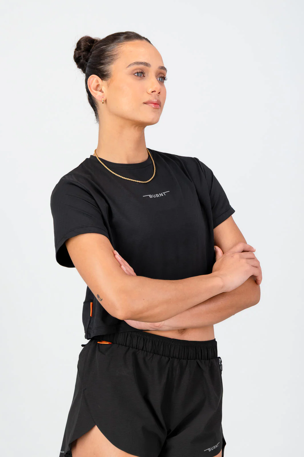 Women's Peak Active Tee - Black - Image 3
