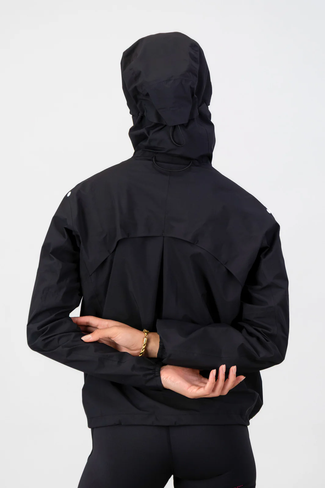Essential Women's Waterproof Jacket - Black - Image 2